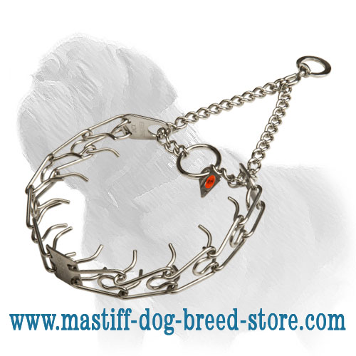 'Effective Training' Mastiff Dog Pinch Prong Collar