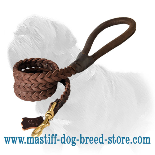 Incredibly Strong Racy Braided Mastiff Dog Leash