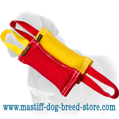 Two French Linen Mastiff Bite Tugs for Efficient Training