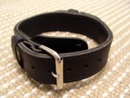 leather dog collar with handle