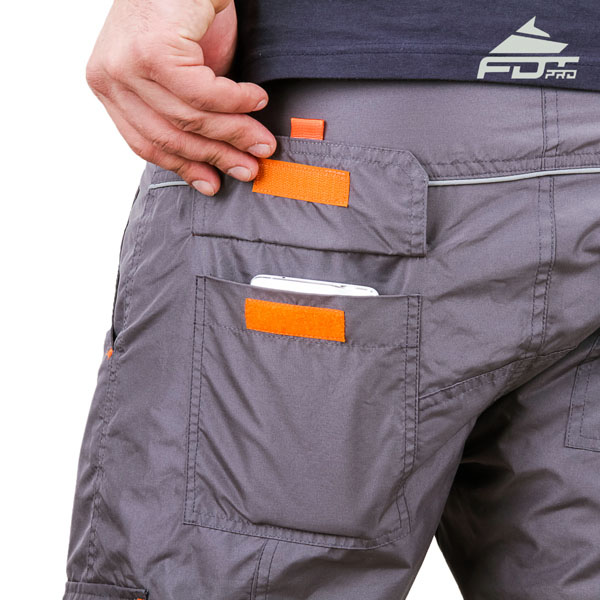 Comfy Design Professional Pants with Strong Back Pockets for Dog Training