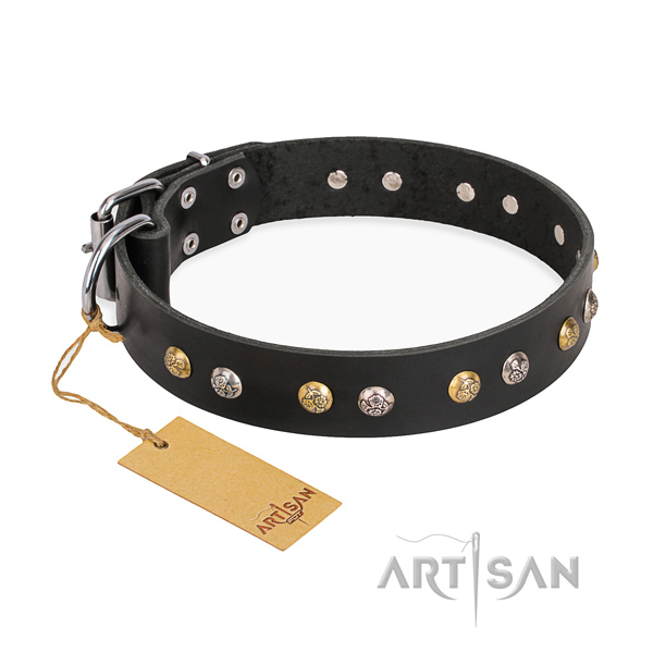 Basic training unique dog collar with durable fittings
