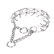 "Hulk Handler" Stainless Steel Pinch Collar for Large Dogs - 1/7 inch (3.8 mm) link diameter  "Hulk Handler" Stainless Steel Pinch Collar for Large Dogs - 1/7 inch (3.8 mm) link diameter
