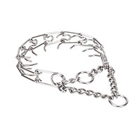"Anti-Aggressor" Stainless Steel Pinch Collar for Medium and Large Dogs - 1/8 inch (3.25 mm) link diameter  "Anti-Aggressor" Stainless Steel Pinch Collar for Medium and Large Dogs - 1/8 inch (3.25 mm) link diameter