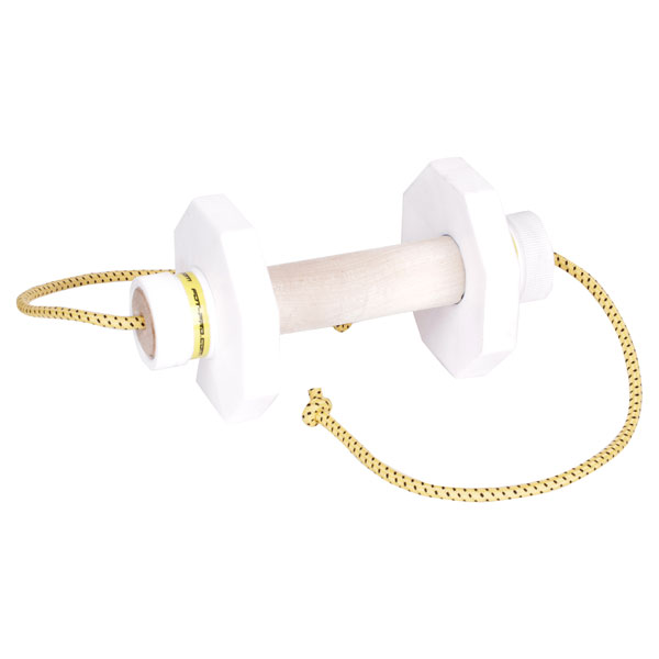 Training Dog Dumbbell with Removable Plastic Plates
