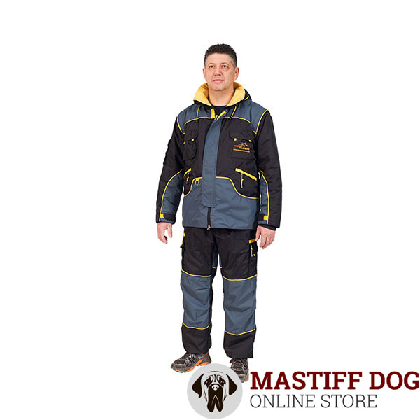 Waterproof Bite Protection Suit of Membrane Fabric for Comfy Workout