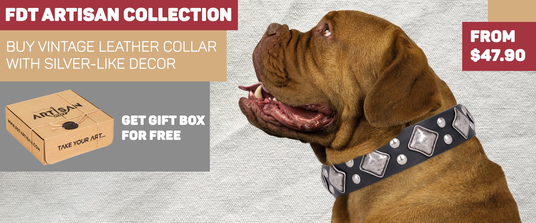 Mastiff harness, Mastiff muzzle, Mastiff collar, Dog leash, Dog Lead